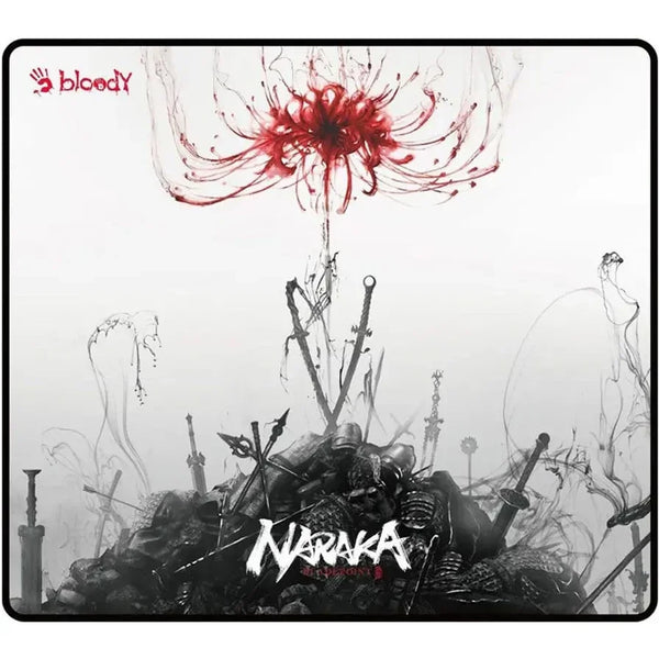 Bloody BP-45 Gaming Mousepad - Naraka, Smooth Surface, Durable Stitched Edges, Non-Slip Design, Easy Clean